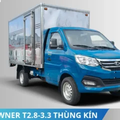Thaco Towner T2.8-3.3 thùng kín tải 1T2 Thaco Towner T2.8-3.3 thùng kín tải 1T2