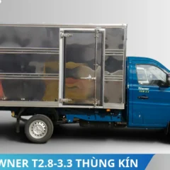 Thaco Towner T2.8-3.3 thùng kín tải 1T2 (3) Mặt bên Thaco Towner T2.8-3.3 thùng kín tải 1T2