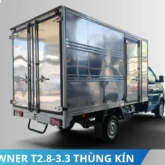 Thaco Towner T2.8-3.3 thùng kín tải 1T2 (9) Đuôi xe Thaco Towner T2.8-3.3 thùng kín tải 1T2