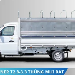 Thaco Towner T2.8-3.3 thùng mui bạt tải 1T28 (4) Mặt bên Thaco Towner T2.8-3.3 thùng mui bạt tải 1T28