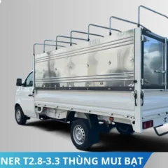 Thaco Towner T2.8-3.3 thùng mui bạt tải 1T28 (8) Đuôi xe Thaco Towner T2.8-3.3 thùng mui bạt tải 1T28