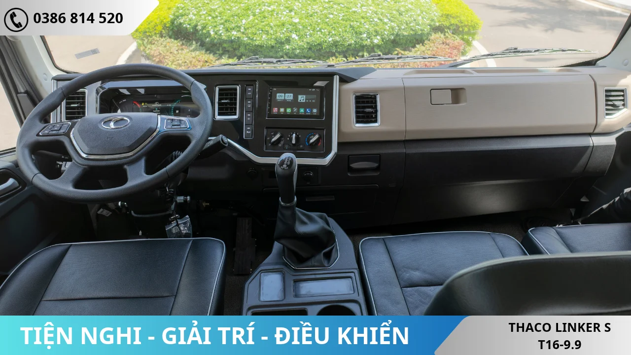 Trang bị tiện nghi Thaco Linker S T16-9.9