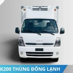 Xe tải KIA K200 thùng đông lạnh DL1 (4) Mặt trước Xe tải Kia K200 thùng đông lạnh