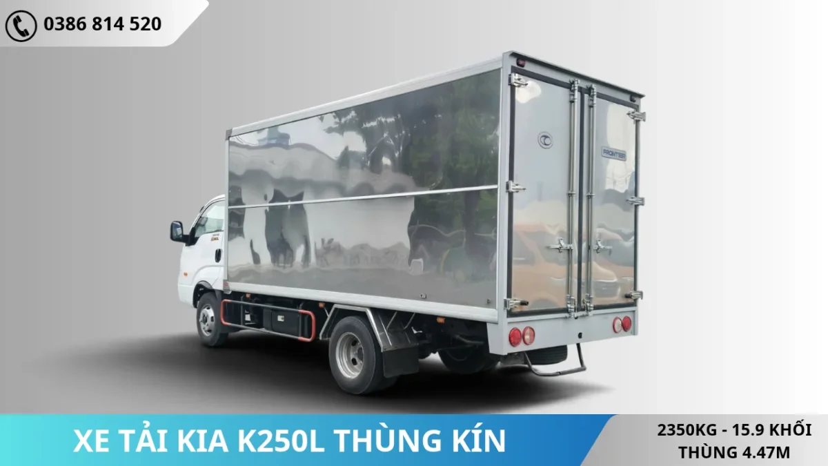 Xe tải KIA K250L thùng kín 2350kg (3) Xe tải KIA K250L thùng kín 2350kg
