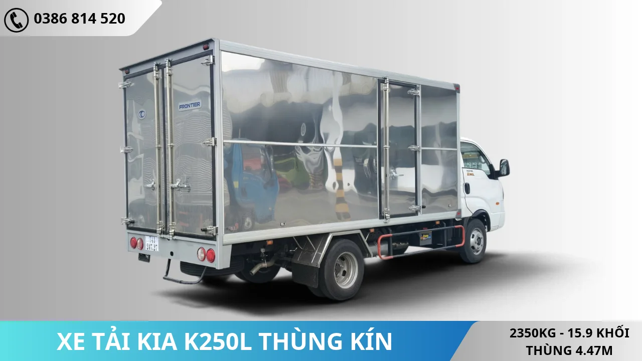 Xe tải KIA K250L thùng kín 2350kg
