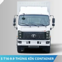 Mặt trước Thaco Linker S T16-9.9 thùng kín Container