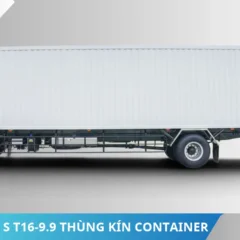 Mặt hông Xe tải Thaco Linker S T16-9.9 thùng kín Container