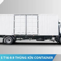 Mặt hông Xe tải Thaco Linker S T16-9.9 thùng kín Container
