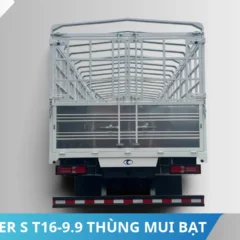 Xe tải Thaco Linker S T16-9.9 thùng mui bạt (5) Mặt sau Xe tải Thaco Linker S T16-9.9 thùng mui bạt