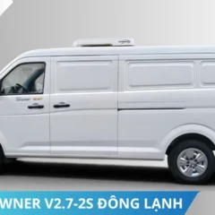 Xe van đông lanh Thaco (4) Mặt bên Xe van đông lanh Thaco Towner V2.7-2S