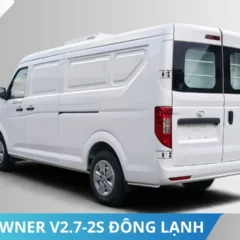 Xe van đông lanh Thaco (6) Đuôi Xe van đông lanh Thaco Towner V2.7-2S